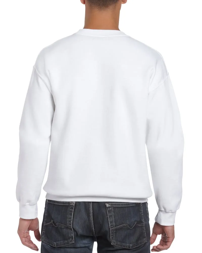 GILDAN GI12000  SUDADERA DRYBLEND DE CUELLO REDONDO PARA ADULTOS  BLANCO