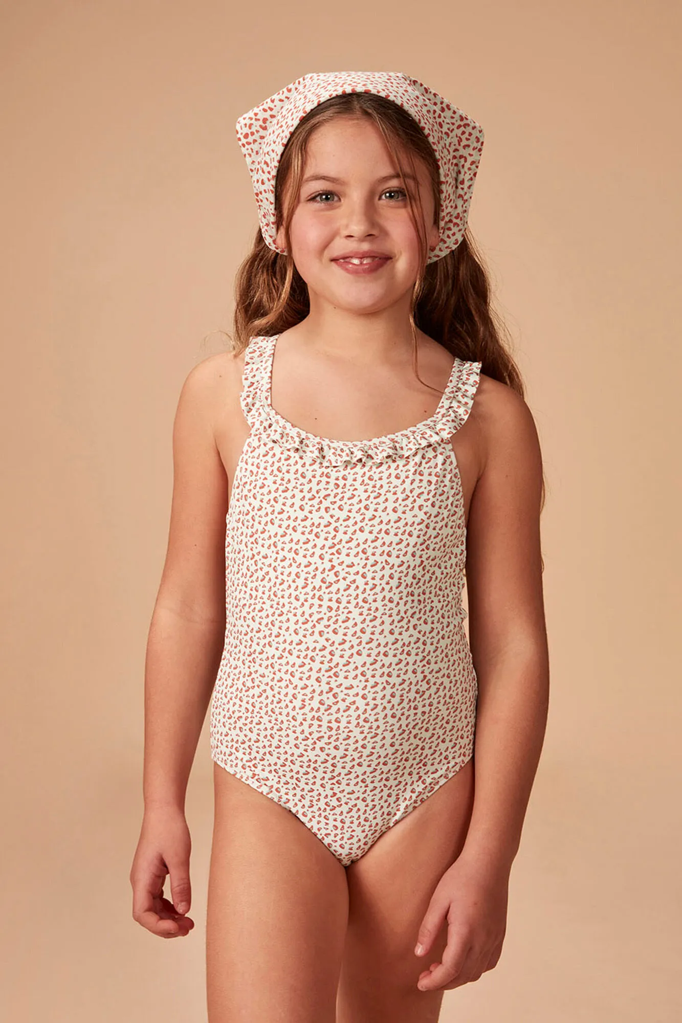 Gocco Traje De Baño Estampado Animal Print Rosa