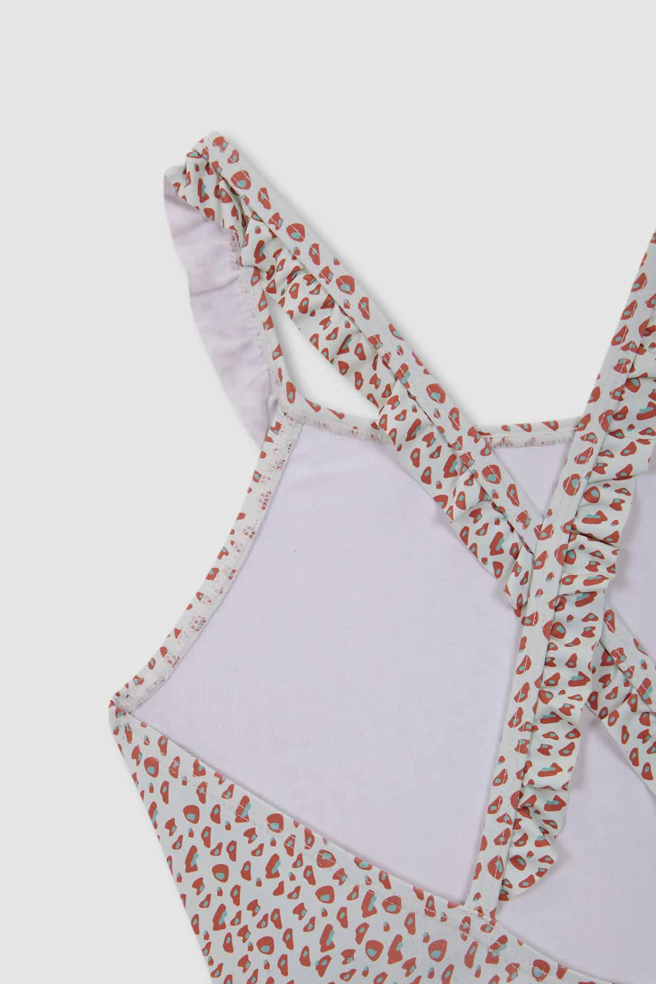 Gocco Traje De Baño Estampado Animal Print Rosa