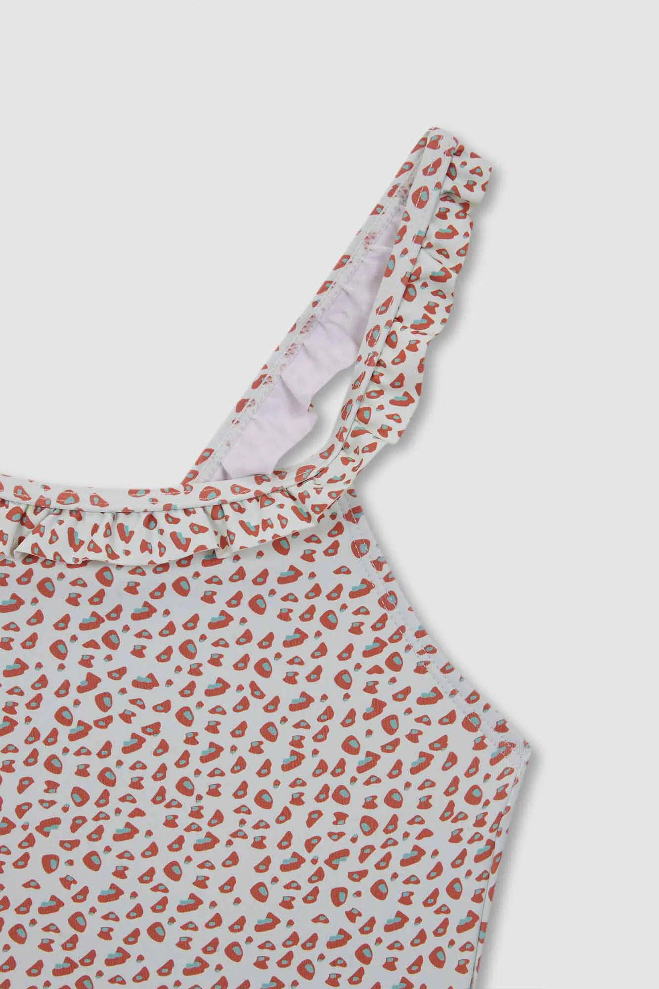 Gocco Traje De Baño Estampado Animal Print Rosa