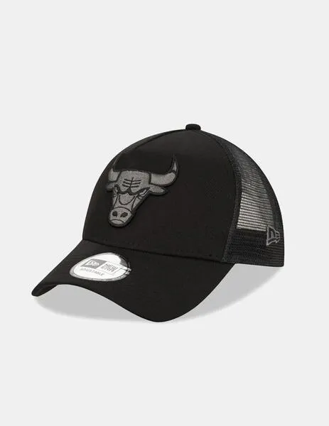 GORRA NEW ERA 940 BOB TEAM LOGO CHICAGO BULLS  NEGRO