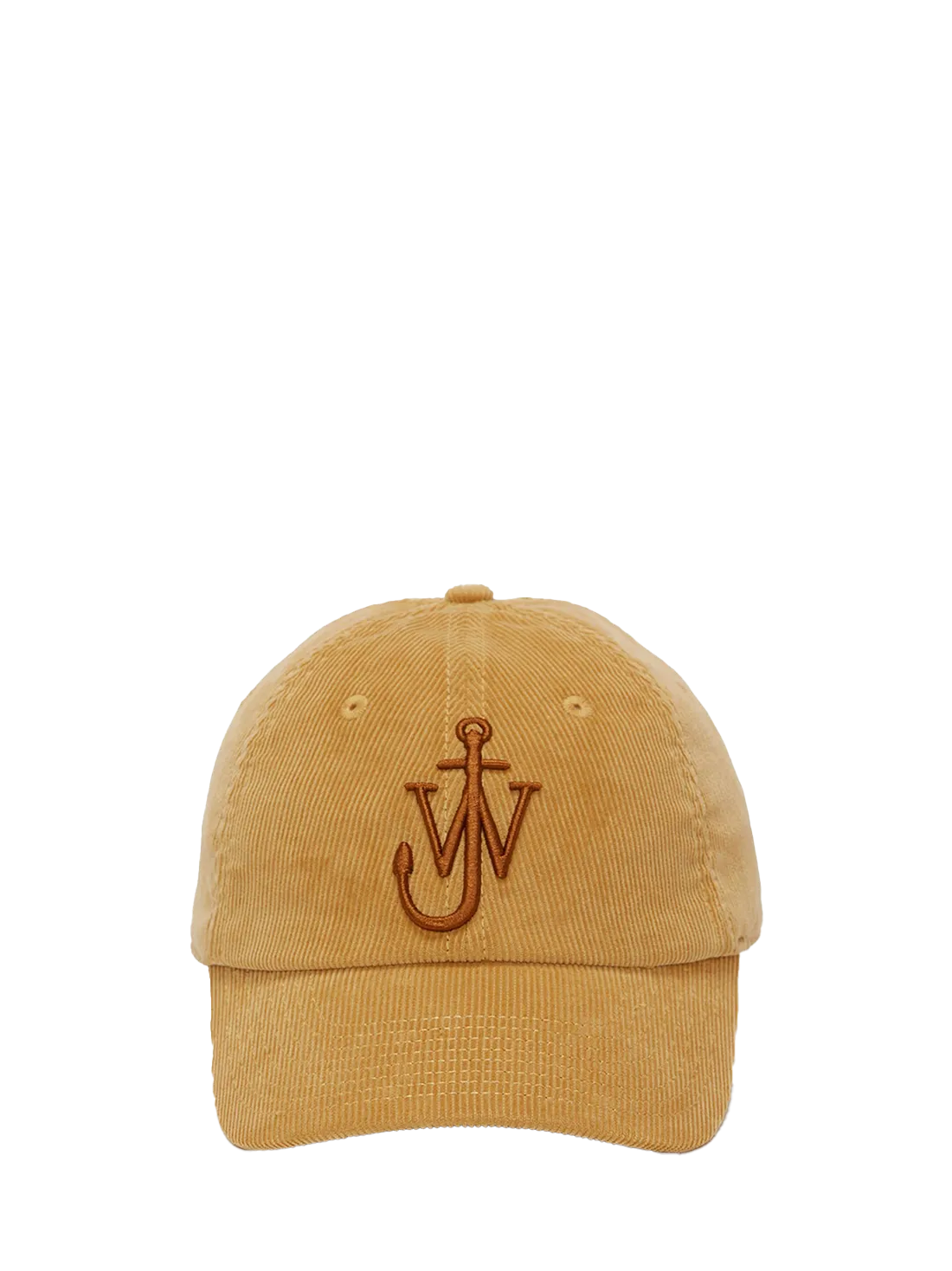 Gorra pana logo bordado gold Baseball JW Anderson RTW