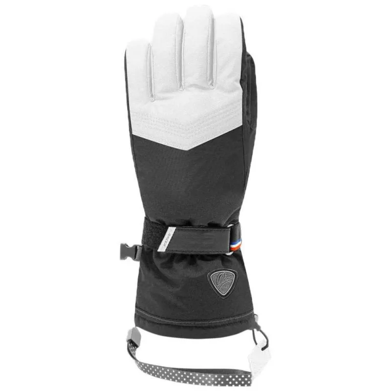 GUANTE DE ESQUí RACER DE PLUMAS DE GANSO (NEGROBLANCO) PARA MUJER