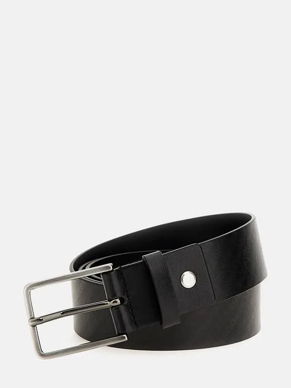 GUESS Certosa Genuine Leather Logo Belt