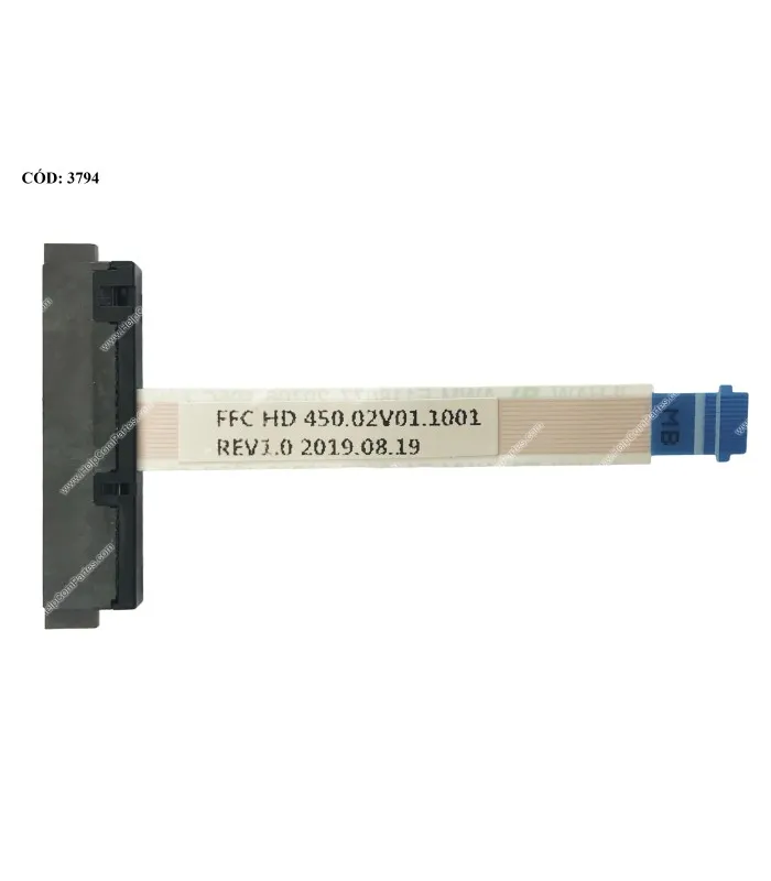 HDD CABLE SATA DELL INSPIRON 14 3451 3452 3458 3459 15 3551 3552 SERIES 450.02V01.1001 002V01 06JNV5 ORIG.