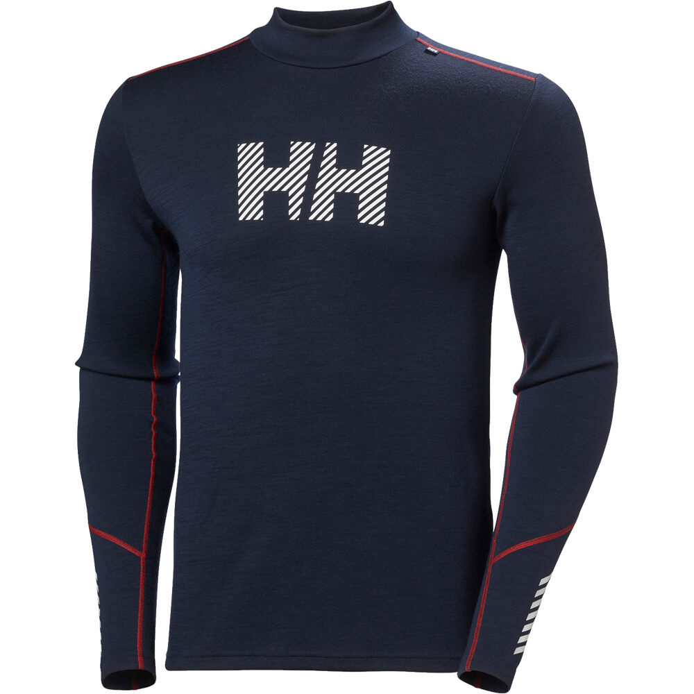 Helly Hansen LIFA MERINO MIDWEIGHT Camiseta Térmica Manga Larga Hombre