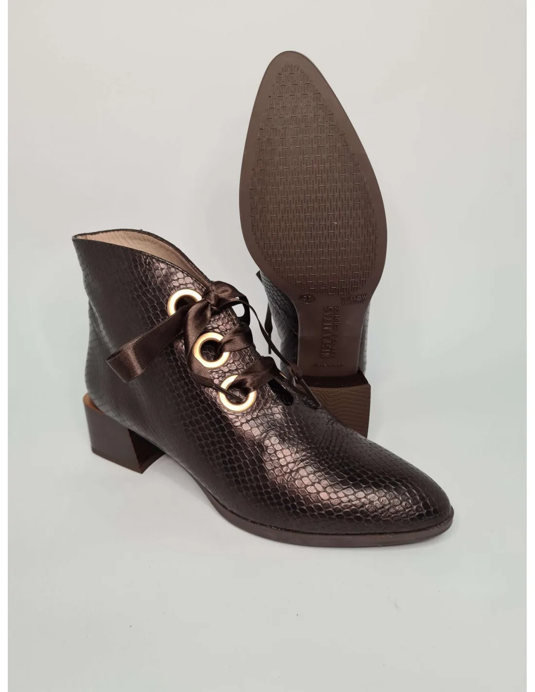 Hispanitas botines  mujer Bronce HI00715