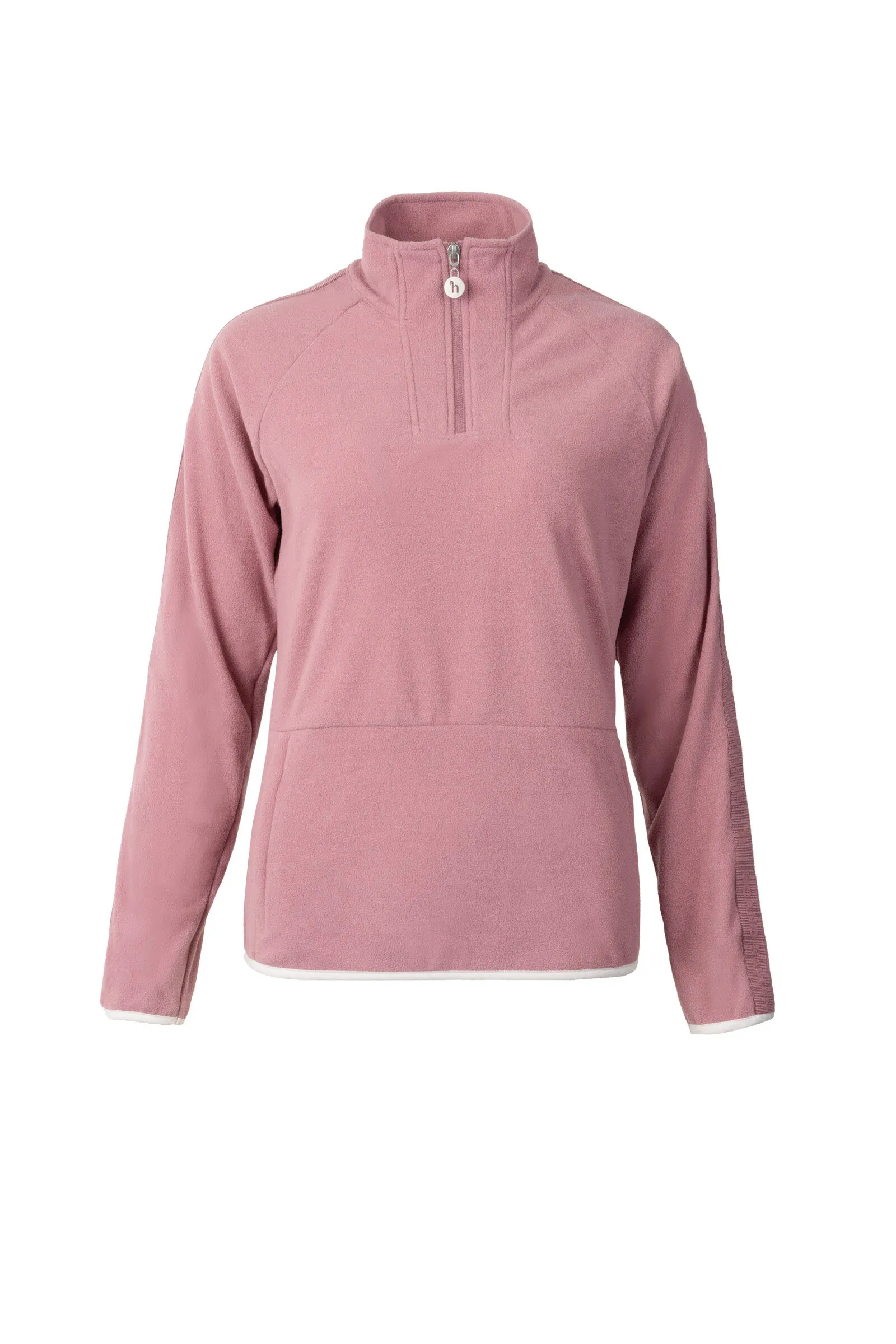 Horze Chaqueta de Equitación Polar con Media Cremallera para Mujer Christa