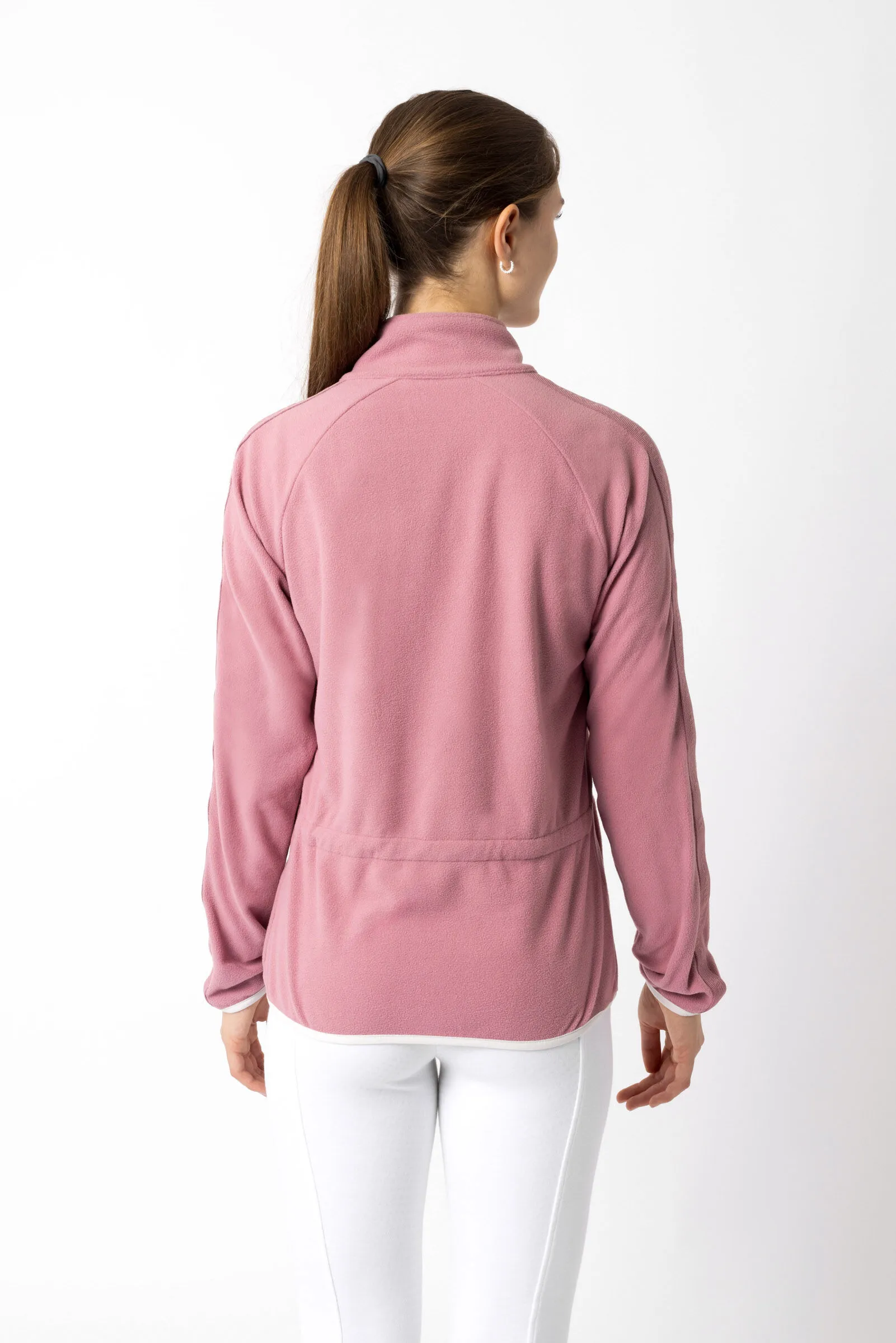 Horze Chaqueta de Equitación Polar con Media Cremallera para Mujer Christa