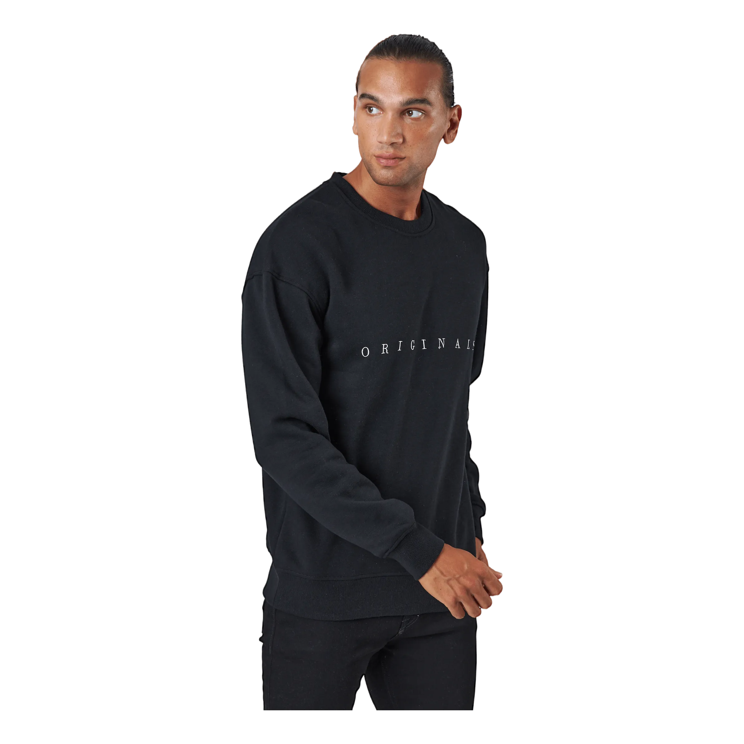 Jack & Jones Jorcopenhagen Big Sweat Crew N Black