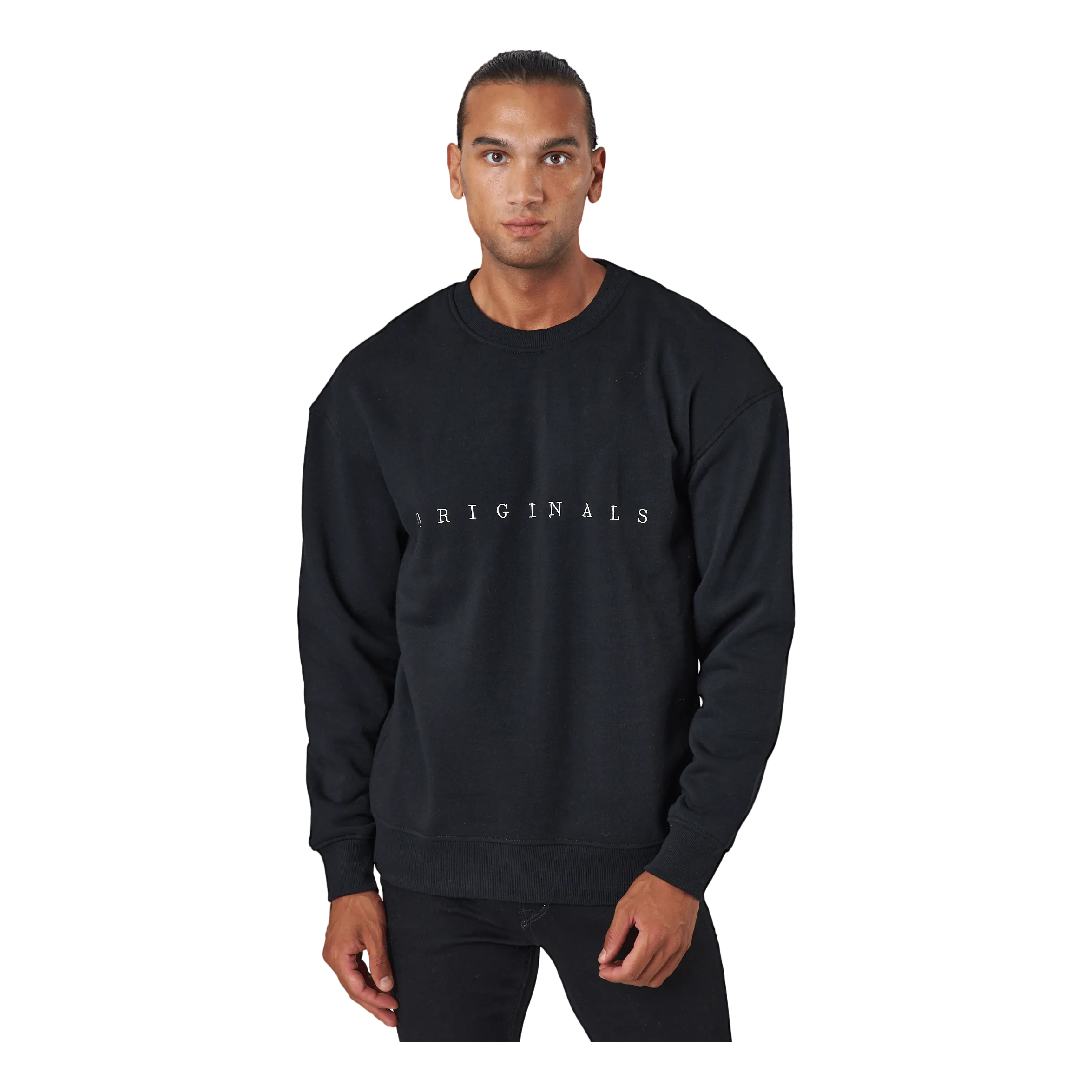 Jack & Jones Jorcopenhagen Big Sweat Crew N Black