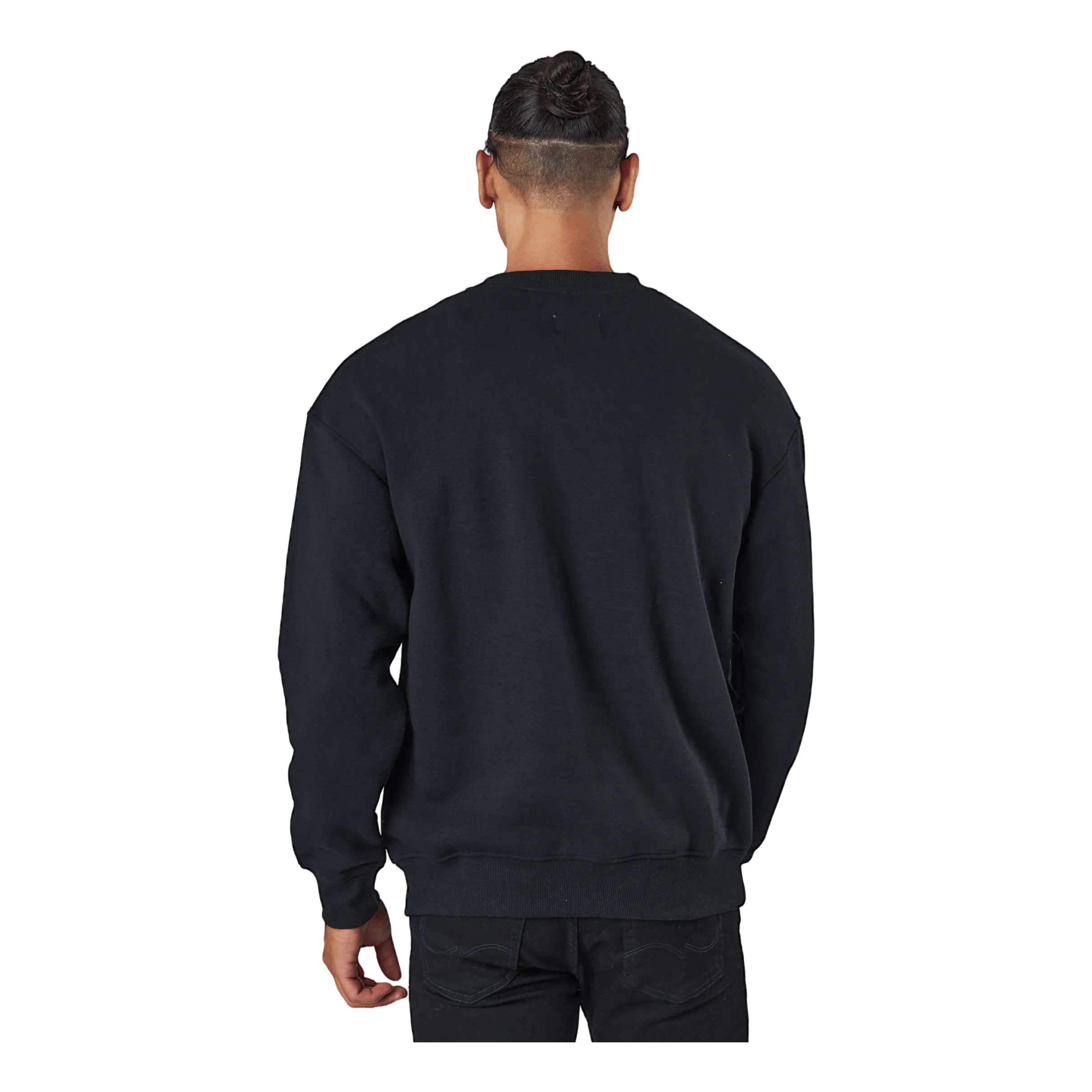 Jack & Jones Jorcopenhagen Big Sweat Crew N Black