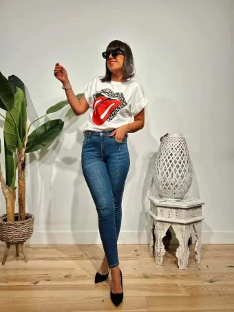 Jeans Pitillo Painted SPLATTER