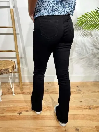 Jeans Push Up Campana BROCKLEY Negro
