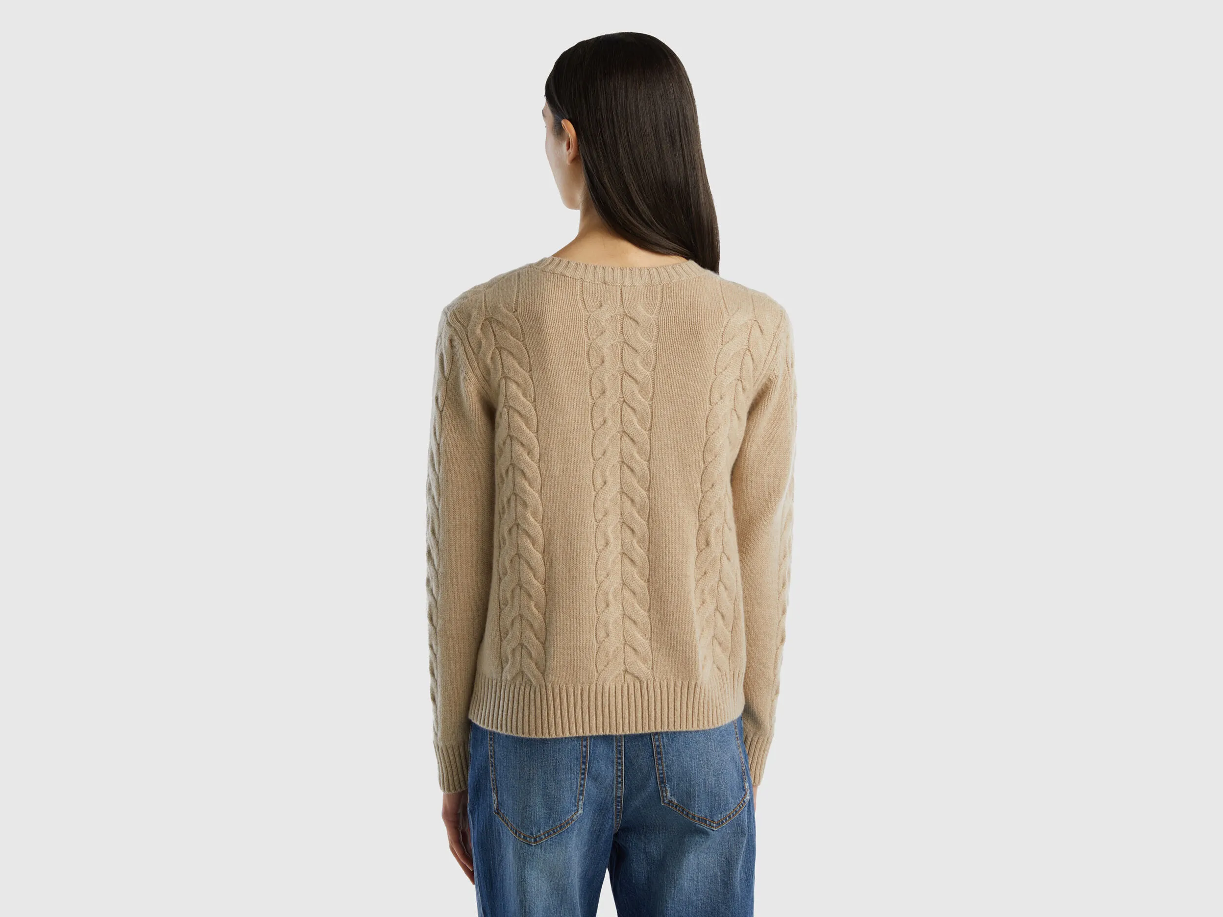 Jersey de ochos de 100 % cachemir