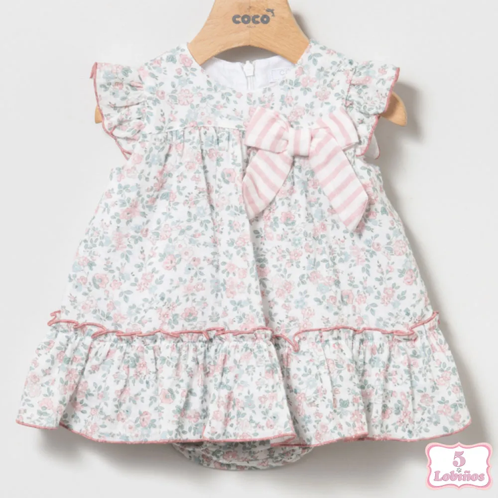 JESUSITO BEBÉ NIÑA FLORAL ROSA Coco Acqua