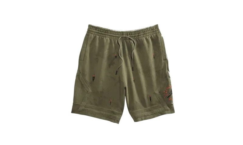Jordan Travis Scott x Washed Suede Shorts