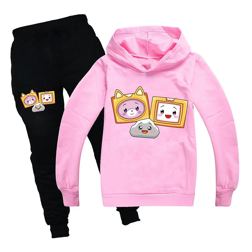 KID TEENS LANKYBOX OUTFIT SET TRACKSUIT HOODIE + PANTALONES SET REGALOS 714 AñOS