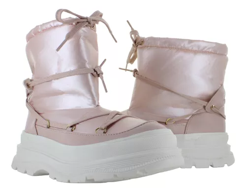Lady One Bota Combat Esquimal Moda Frio Invierno Mujer 87304