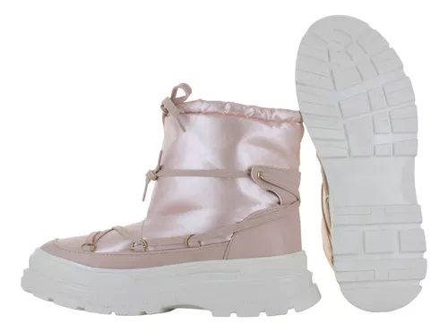 Lady One Bota Combat Esquimal Moda Frio Invierno Mujer 87304