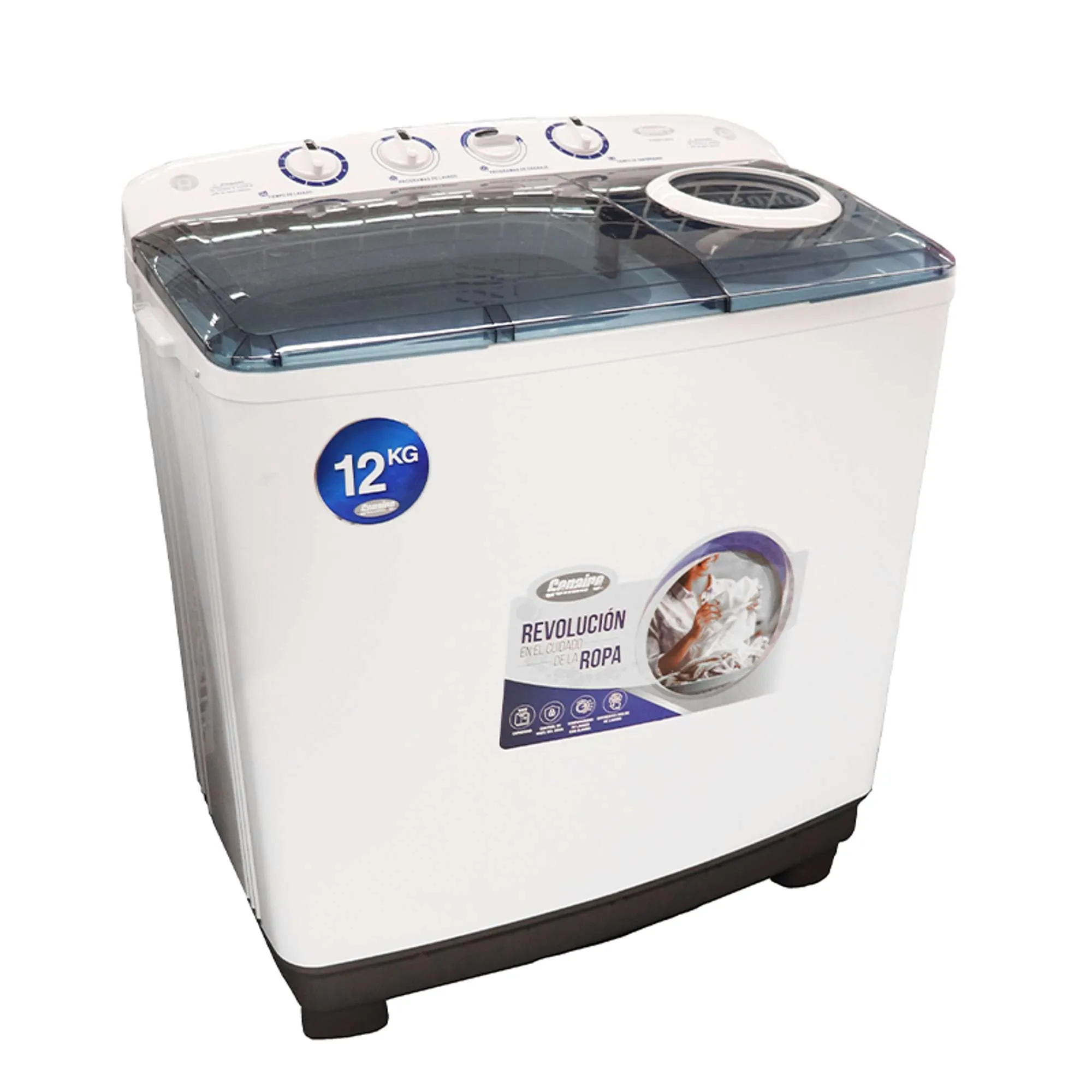 LAVADORA SEMIAUTOMáTICA DE 12 KG CON BOMBA