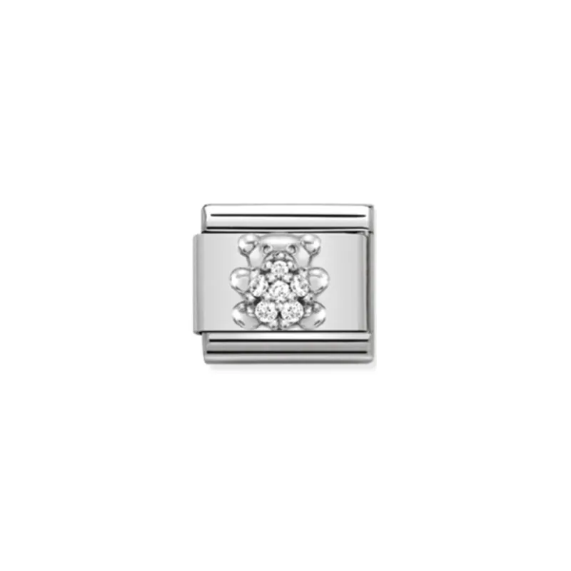 Link Nomination Acero y Plata  "Osito Blanco" 330304 37