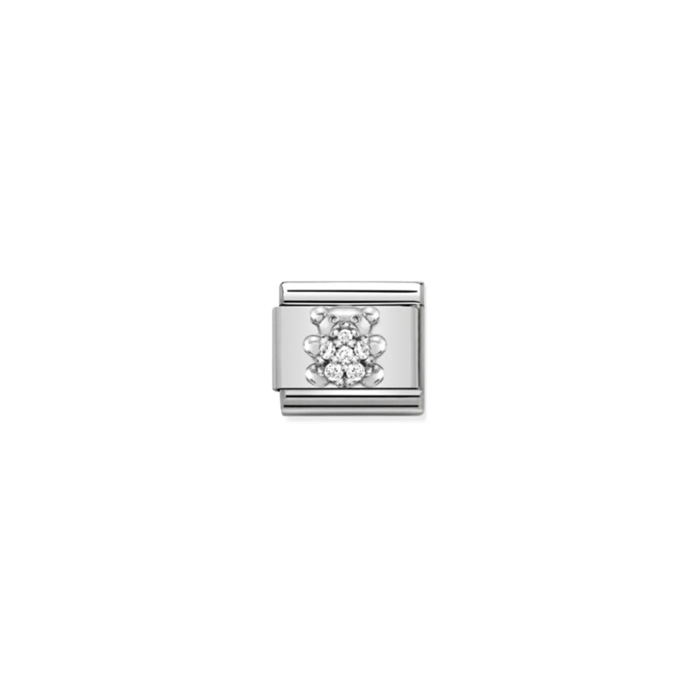 Link Nomination Acero y Plata  "Osito Blanco" 330304 37