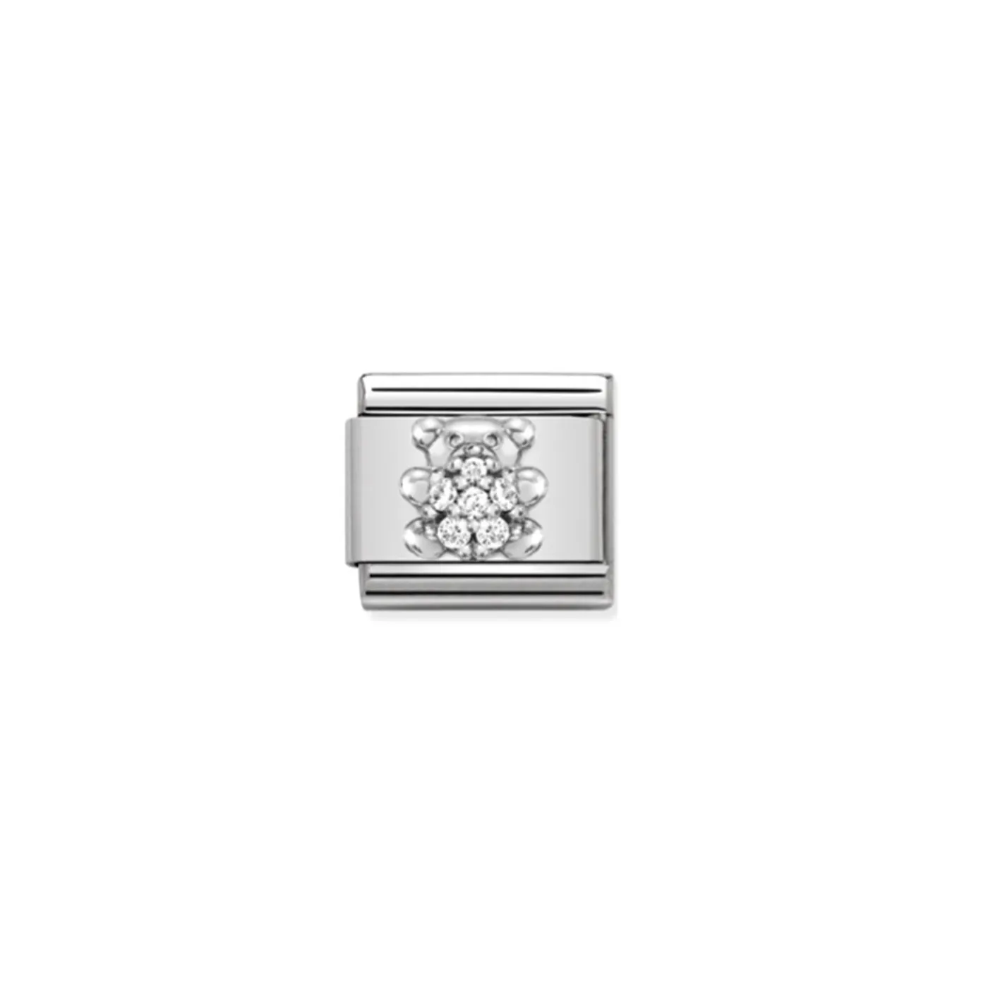 Link Nomination Acero y Plata  "Osito Blanco" 330304 37