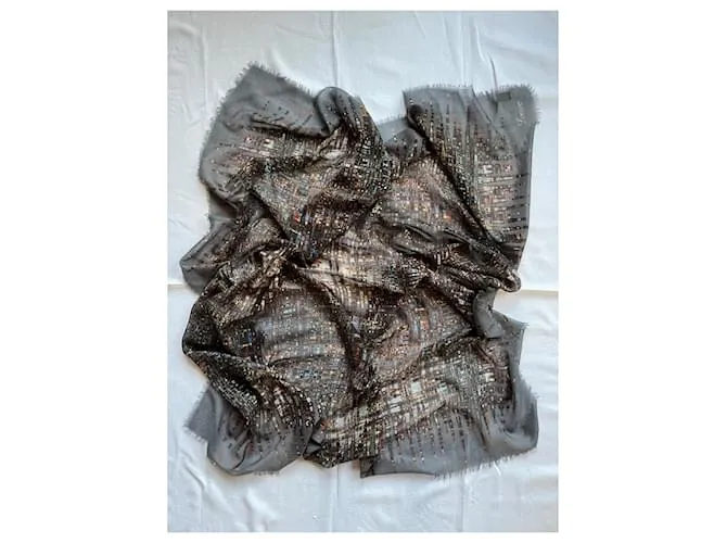 Loewe Pañuelos Gris antracita 