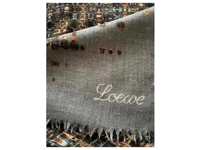 Loewe Pañuelos Gris antracita 