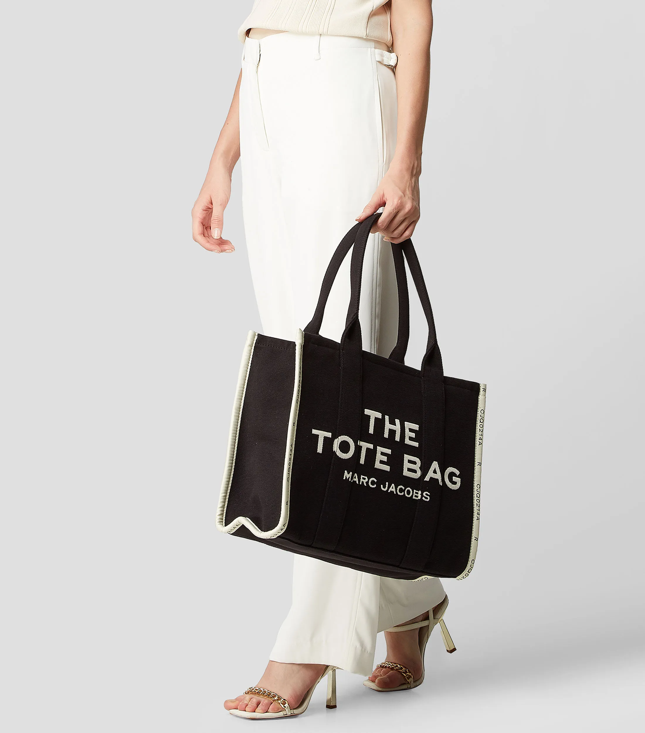 Marc Jacobs Bolso Tote Negro The Jacquard Large Tote Mujer