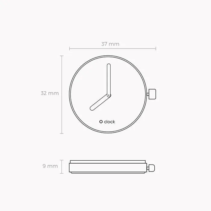 Mecanismo flower mix crystal oro rosa O clock