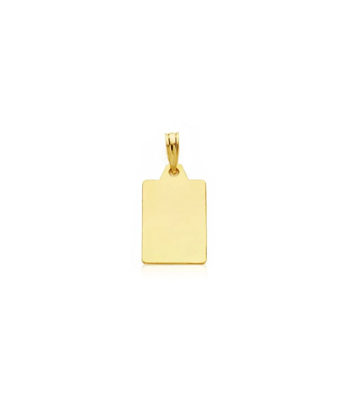 Medalla  ángel y reloj rectangular oro 18ktes