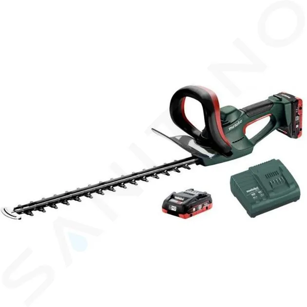 METABO TECNOLOGíA DE JARDINERíA  CORTASETOS AKU 18V 45 CM, 1X BATERíA 2,0 AH LIPOWER, CARGADOR 600466860