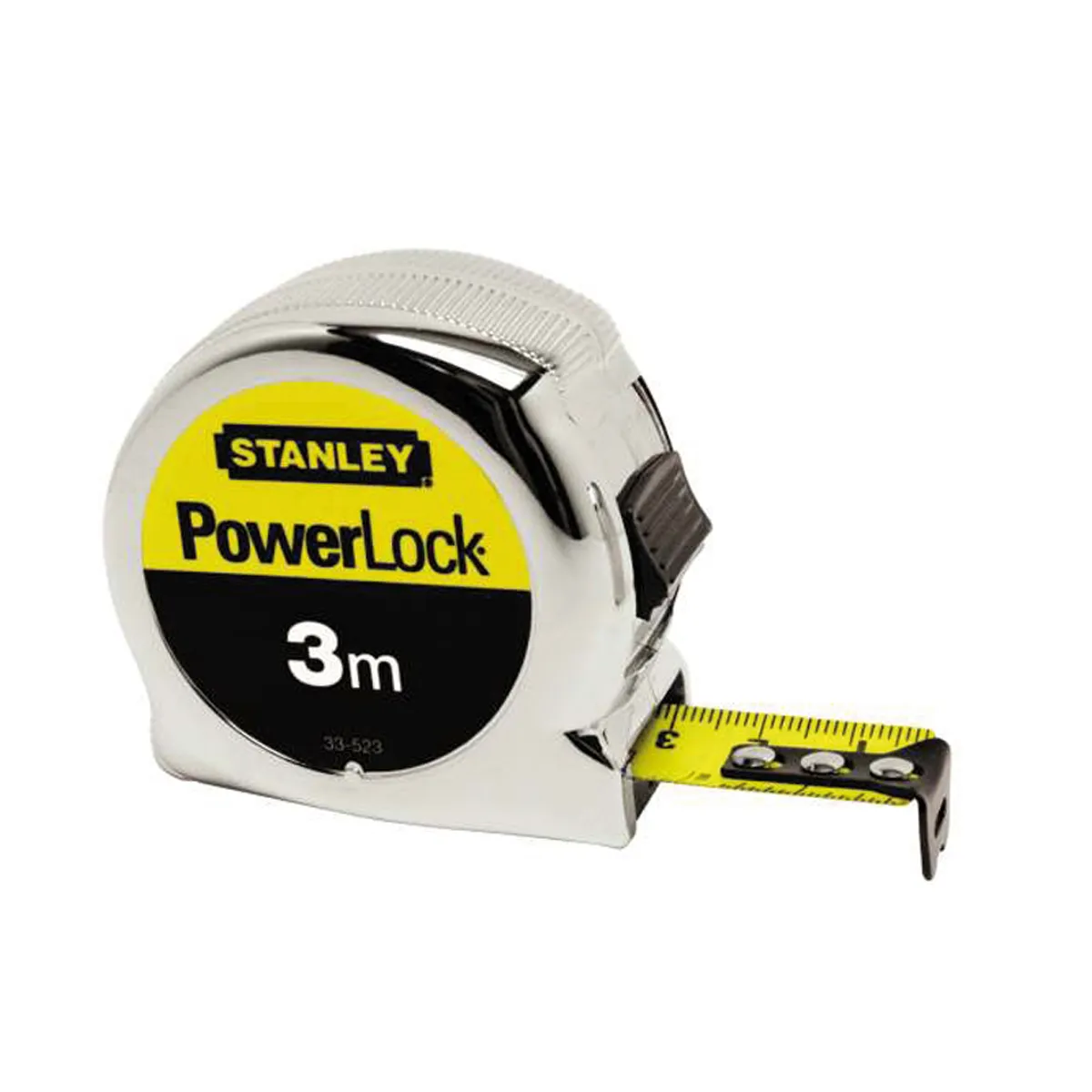 Metro de caja cromada POWERLOCK Stanley