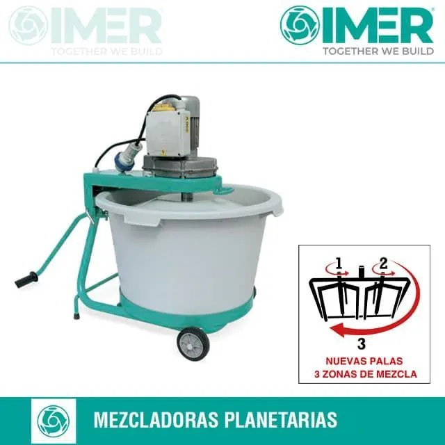 MEZCLADORA PLANETARIA IMER MIXALL