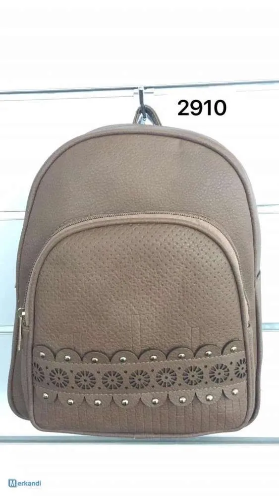 MOCHILA PARA MUJER  DE CUERO SINTéTICO  RADIANT CIRCLES