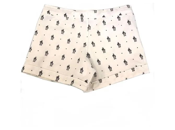 Moncler Mini Short MonogramMini Short Monogram Blanco 