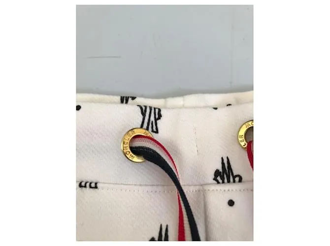 Moncler Mini Short MonogramMini Short Monogram Blanco 
