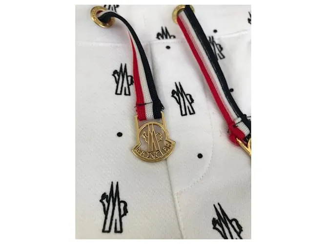 Moncler Mini Short MonogramMini Short Monogram Blanco 