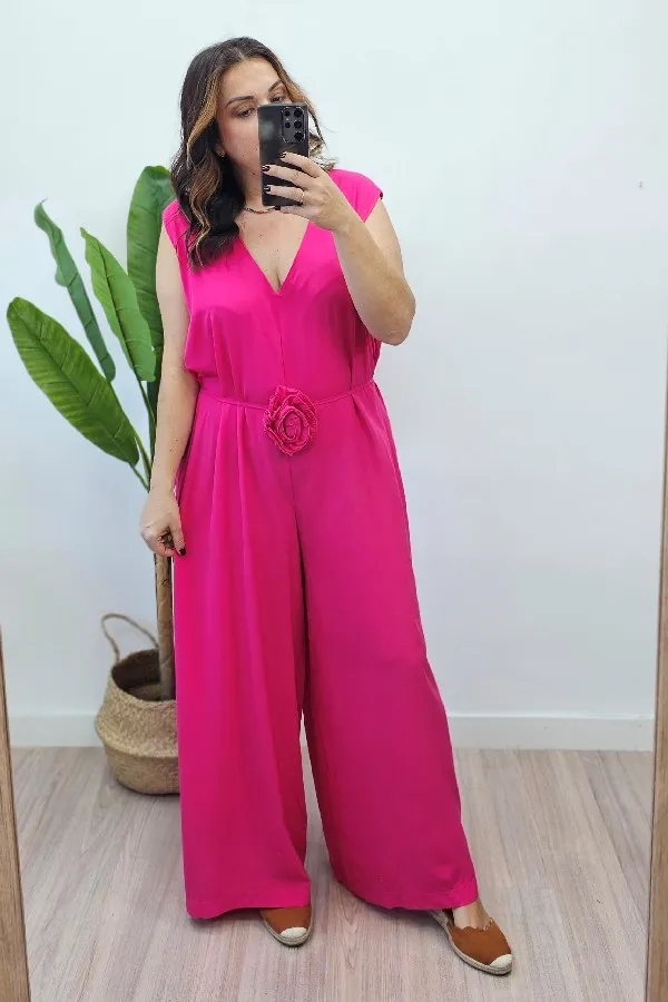 Mono Flor Fucsia