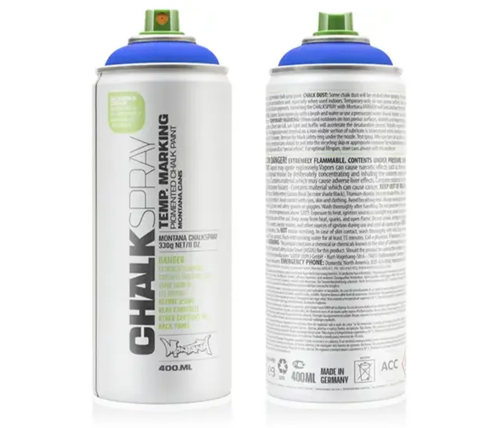 Montana CHALK SPRAY Aerosoles 400ml Azul CH5050