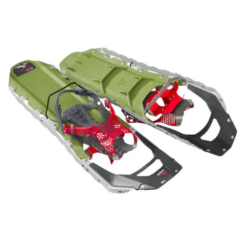 MSR Revo Ascent 25 (Oliva) raquetas de nieve + pack de bastones