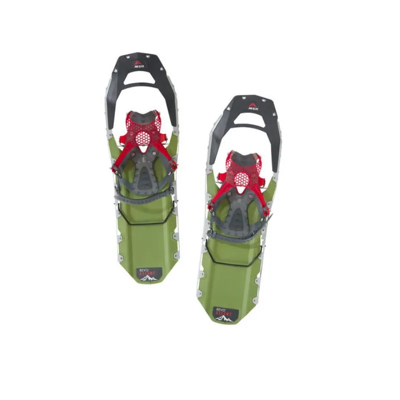 MSR Revo Ascent 25 (Oliva) raquetas de nieve + pack de bastones