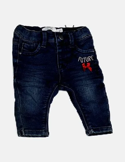 Name it Jeans azul detalle lazo