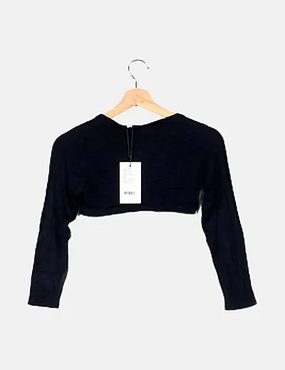 Name it Torera azul marina detalle perlas