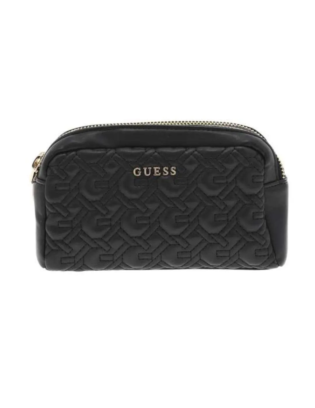 Neceser Guess negro doble cierre de cremallera para mujer
