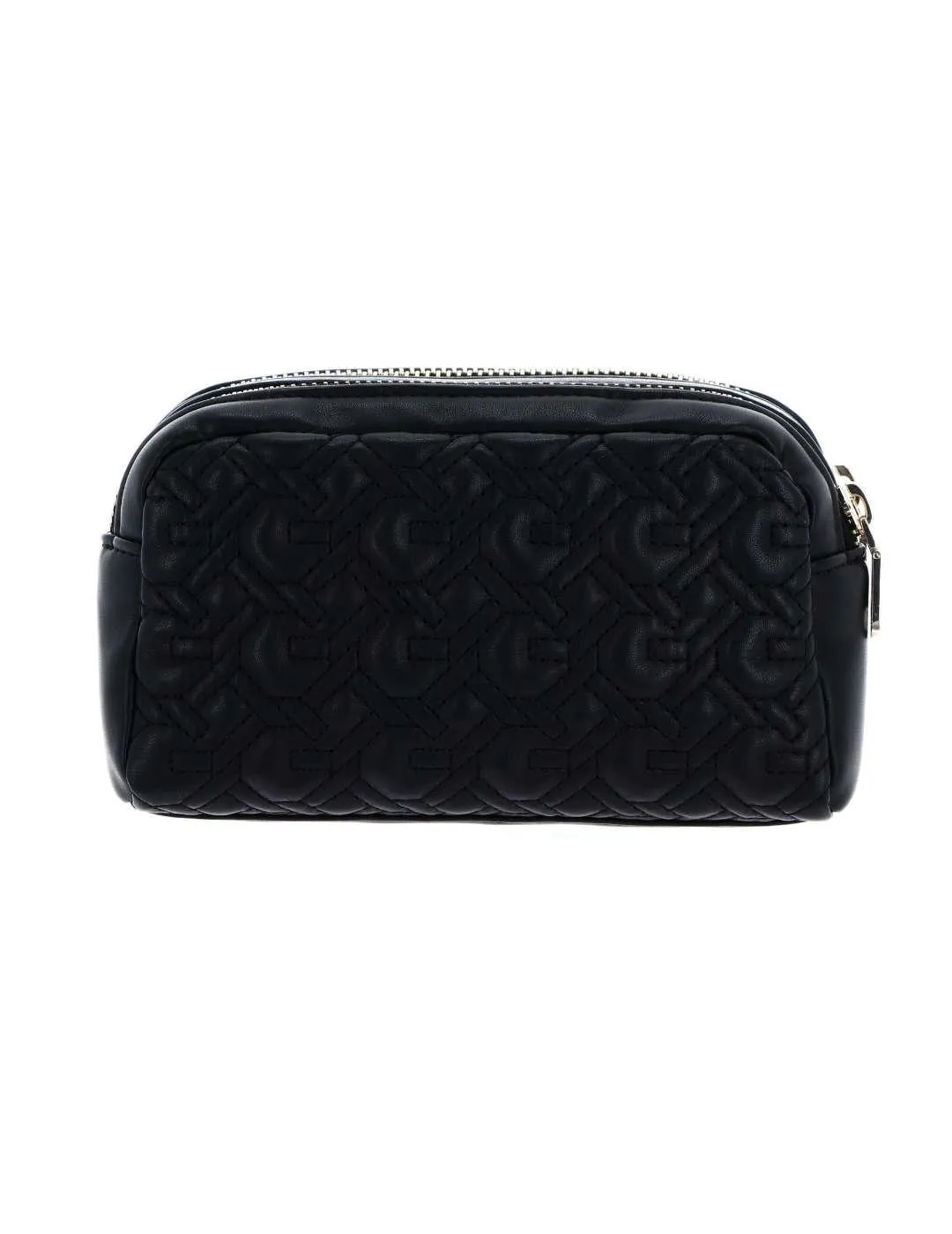 Neceser Guess negro doble cierre de cremallera para mujer