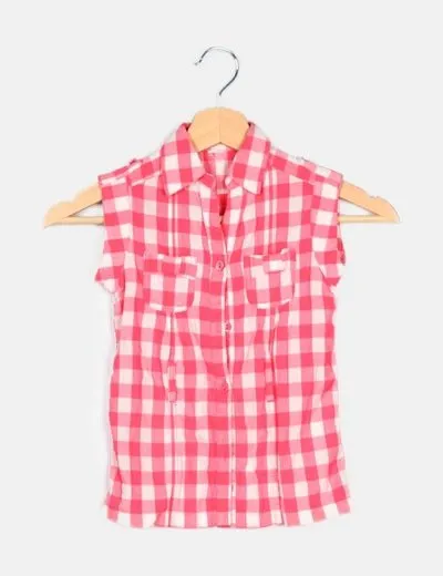 NoName Camisa bicolor cuadros