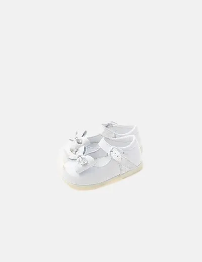 Oh my toe Zapato blanco detalle lazo